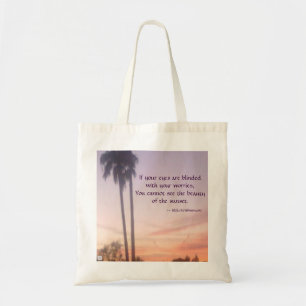 Bolso De Tela Tote reutilizable de la puesta del sol