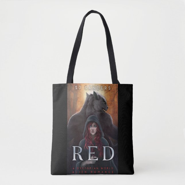 Bolso De Tela Tote rojo (Anverso)