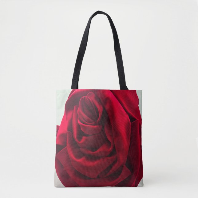 Bolso De Tela Tote rojo (Anverso)