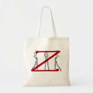 Bolso De Tela Tote rojo de Z