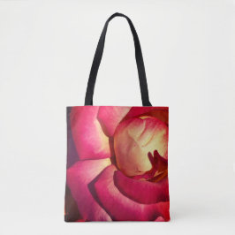 Bolso De Tela Tote Rosa