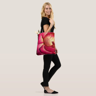 Bolso De Tela Tote Rosa