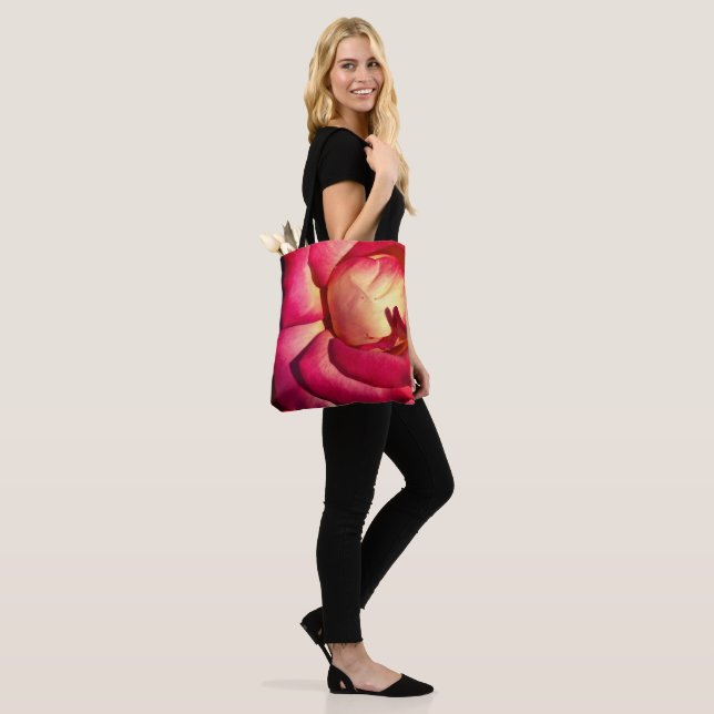 Bolso De Tela Tote Rosa (Puesto)