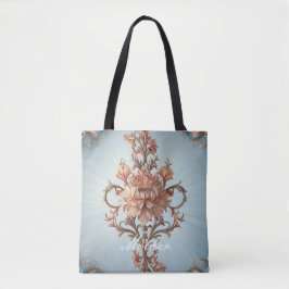 Bolso De Tela Tote Rosa barroco
