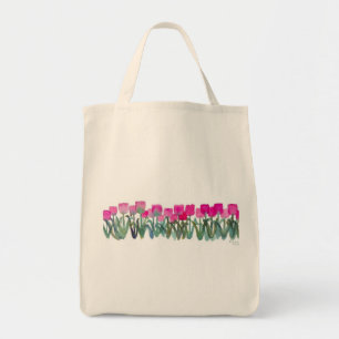 Bolso De Tela Tote Rosa Tulip Grove
