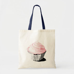Bolso De Tela Tote rosado de la magdalena
