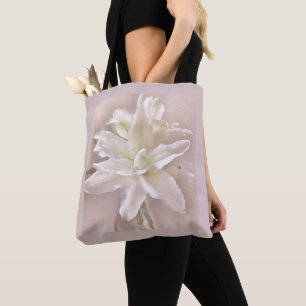 Bolso De Tela Tote Rubor Lily Blossoms