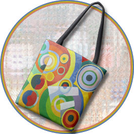 Bolso De Tela TOTE - "Rythme" - Imagen de arte abstracta