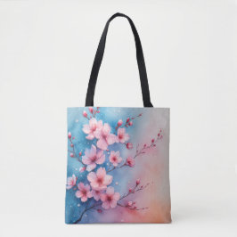 Bolso De Tela Tote Sakura de Primavera Romántica
