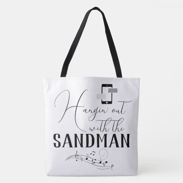 Bolso De Tela Tote Sandman (Anverso)
