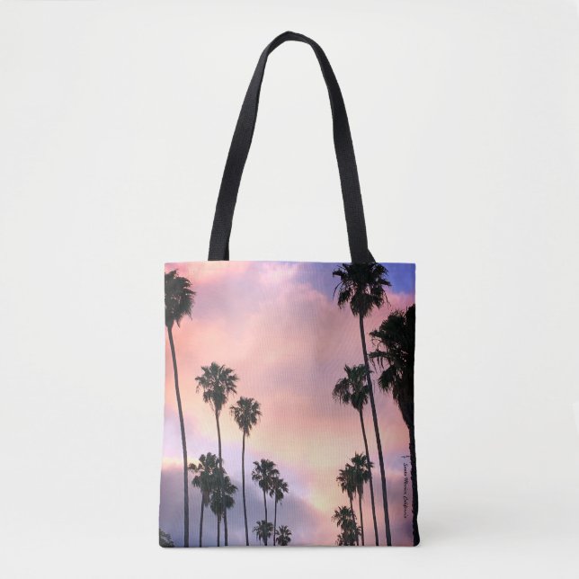Bolso De Tela Tote Santa Mónica Sunset (Anverso)