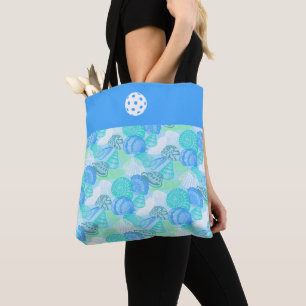 Bolso De Tela Tote Seashells