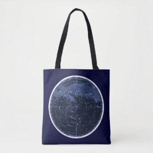 Bolso De Tela Tote septentrional de las constelaciones
