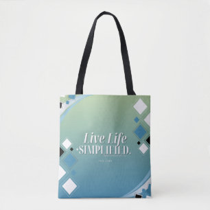 Bolso De Tela Tote simplificado de vida activa