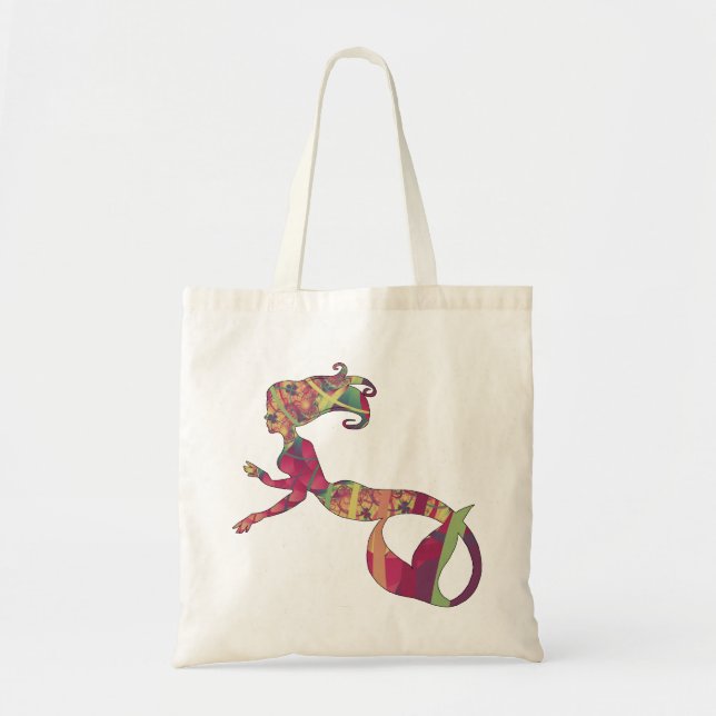 Bolso De Tela Tote - sirena (Frente)