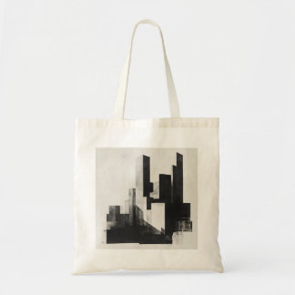 Bolso De Tela Tote Skyline minimalista