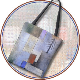 Bolso De Tela TOTE - "Small Fir" - Imagen de arte de Paul Klee
