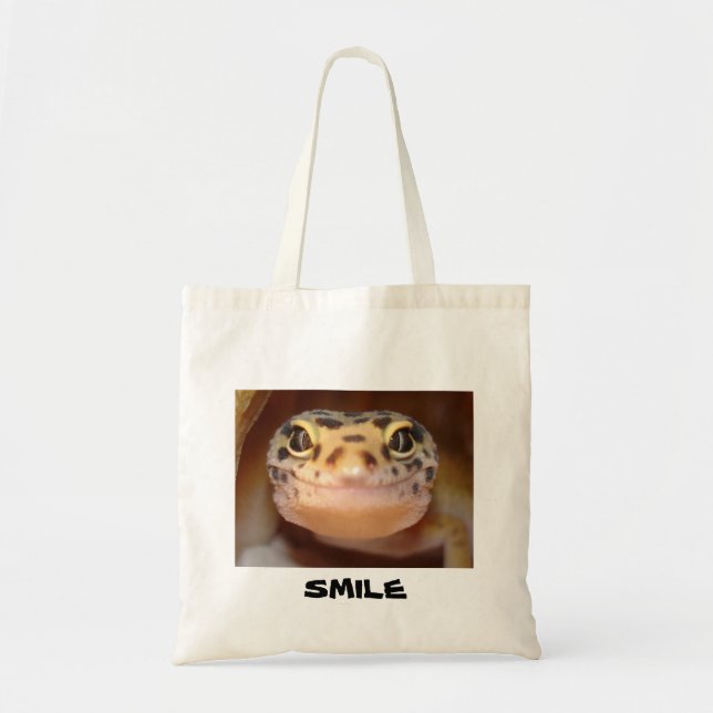 Bolso De Tela Tote Smile (Frente)