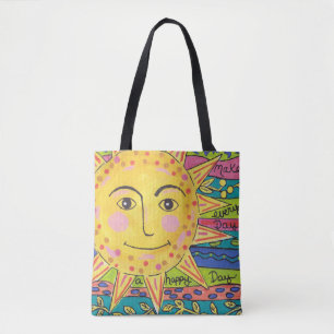 Bolso De Tela Tote soleado