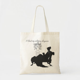Bolso De Tela Tote solitario de la elegancia de Jane Austen
