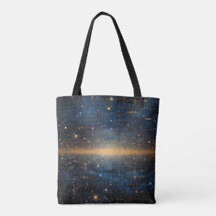 Bolso De Tela Tote Stardust Dreams