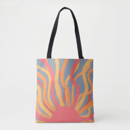 Bolso De Tela Tote Summer Sunrise