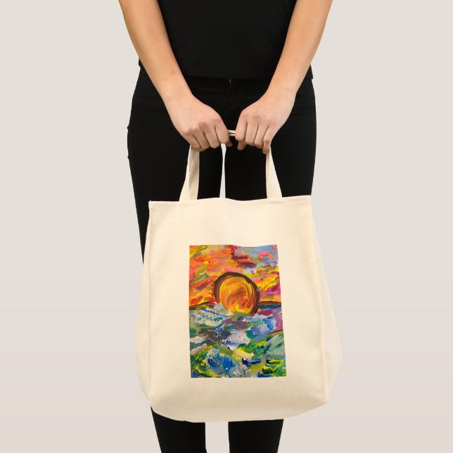 Bolso De Tela Tote Sunset (Anverso (producto))