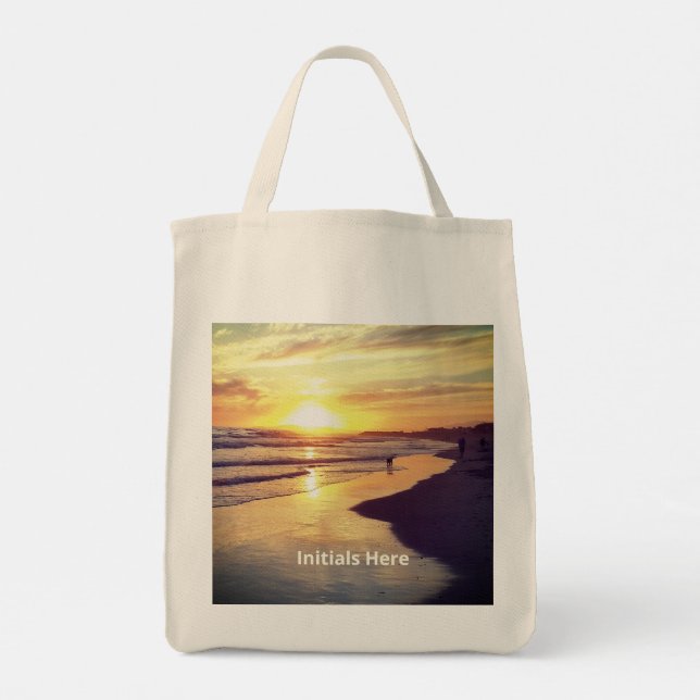 Bolso De Tela Tote Sunset de California Dreaming (Reverso)