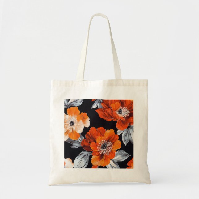 Bolso De Tela Tote Sunset Poppy (Frente)