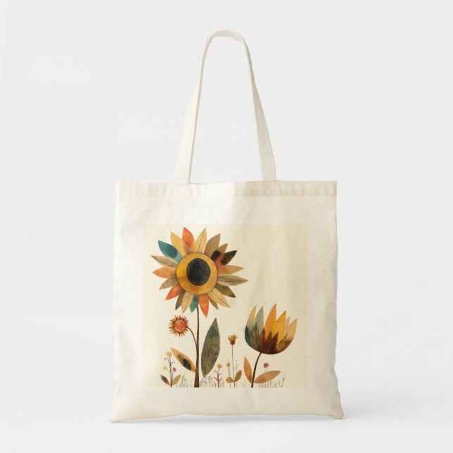 Bolso De Tela Tote Sunshine Bloom (Frente)