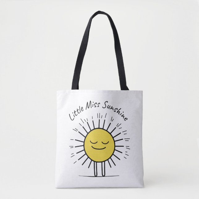 Bolso De Tela Tote Sunshine Vibes: iluminar tu día (Anverso)