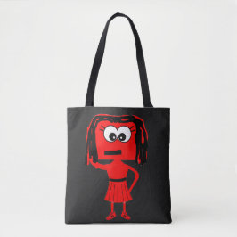 BOLSO DE TELA TOTE SUPER CUTE DE 2 LADOS