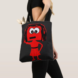 BOLSO DE TELA TOTE SUPER CUTE DE 2 LADOS