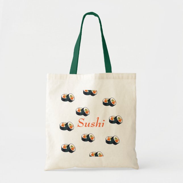 Bolso De Tela Tote Sushi (Frente)
