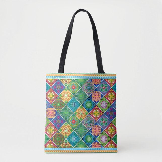Bolso De Tela Tote Talavera Design-2 (Anverso)