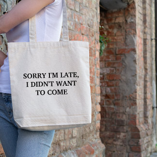 Bolso De Tela Tote Tardy de moda