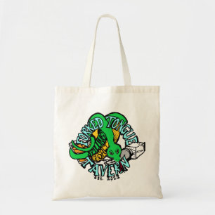 Bolso De Tela Tote Tavern de lengua falsificada