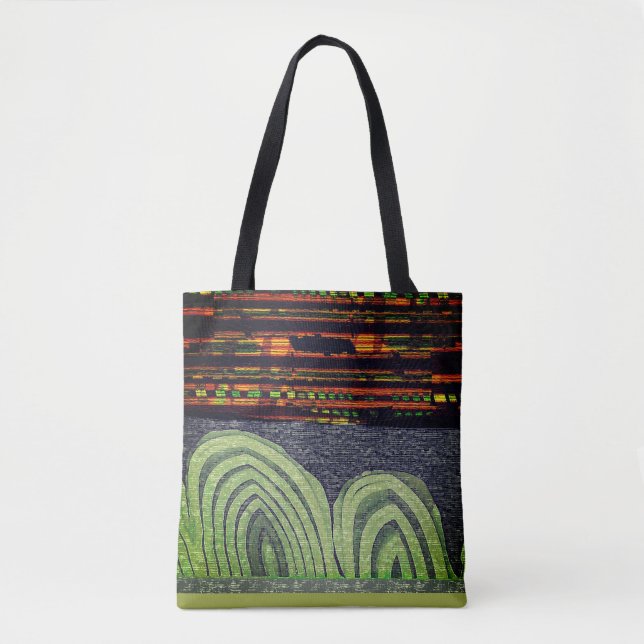Bolso De Tela Tote TEMÁTICO AFRICANO (Anverso)