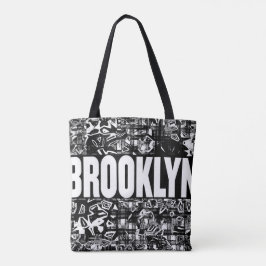 Bolso De Tela Tote temático de BROOKLYN