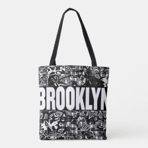 Bolso De Tela Tote temático de BROOKLYN