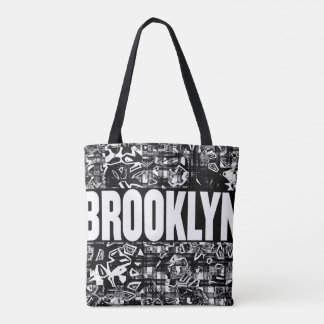 Bolso De Tela Tote temático de BROOKLYN