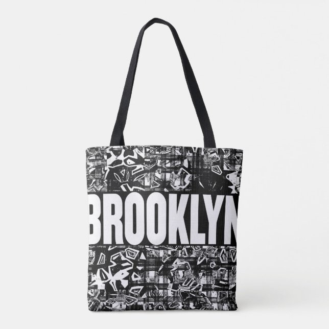 Bolso De Tela Tote temático de BROOKLYN (Reverso)
