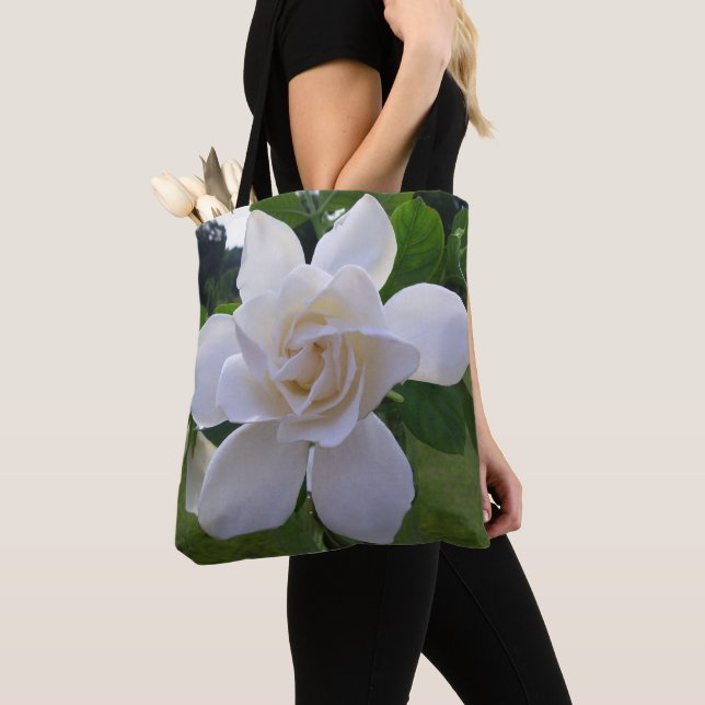 Bolso De Tela Tote todo incluido - Gardenia naturalmente esplénd (Detalle)