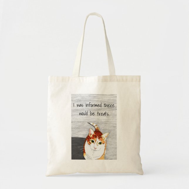 Bolso De Tela Tote: Tratamientos para Hobbes (Frente)