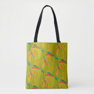 Bolso De Tela Tote tropical del chapoteo
