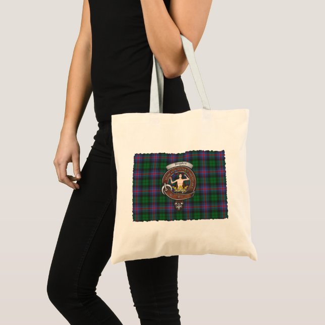 Bolso De Tela Tote Urquhart Clan Badge Tartan (Anverso (producto))