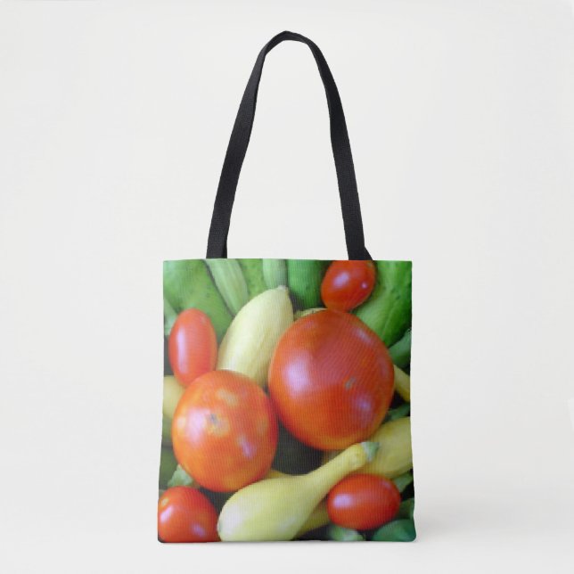 Bolso De Tela Tote Veggie (Anverso)