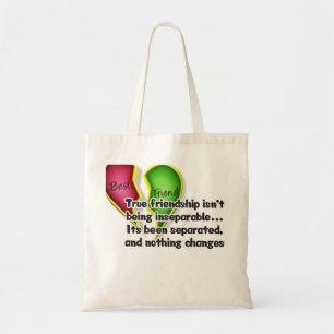 Bolso De Tela Tote verdadero de la amistad