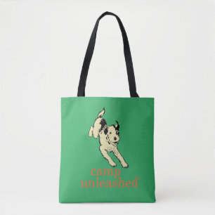Bolso De Tela Tote verde provocado campo