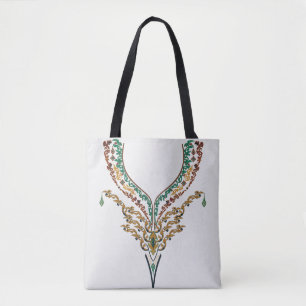 Bolso De Tela tote vintage de color minimalista